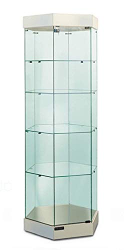 Vitrina Hexagonal, coleccionismo, estantes en Cristal, modelismo, gabinetes Vitrina Hexagonal, coleccionismo, estantes en Cristal, modelismo, gabinetes
