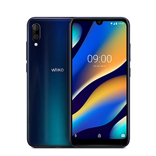 WIKO View3 Lite – Smartphone de 6,09” HD+ IPS (Cámara Dual, 4000mAh para 2 días de autonomía, Octa-Core 1.6 GHz, 32GB de ROM, 2GB RAM, Android 9, Dual SIM) – Color Night Blue (Azul nocturno)