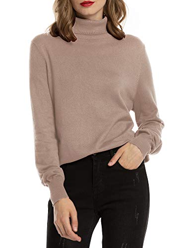 Woolen Bloom Jersey Cuello Alto Camiseta Manga Larga Sueter Invierno Jersey Basico Suelto Jerseys Camisa Tops Pull-Over Suéter Mujer Primavera Otoño Woolen Bloom Jersey Cuello Alto Camiseta Manga Larga Sueter Invierno Jersey Basico Suelto Jerseys Camisa Tops Pull-Over Suéter Mujer Primavera Otoño