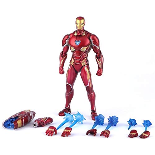 Xiao Yu Marvel Avengers Infinity War Figura de acción de Iron Man MK 50 Mark XLX PVC Modelo de colección de Juguete
