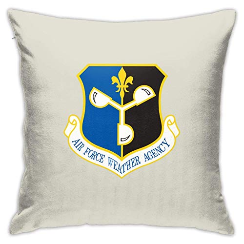 XIAOBAOBEI Ejército de los EE. UU. 13th Air Force Pillow Square Decorativo Sofá Coche Funda de Almohada para el hogar 45x45 cm