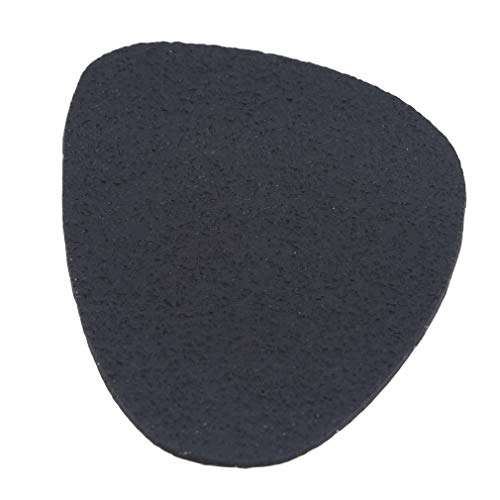 Yeucan - Adhesivo protector de suela antideslizante de goma para ventilador de zapatos de tacón alto, caucho, Negro mate S, 8*5.5cm