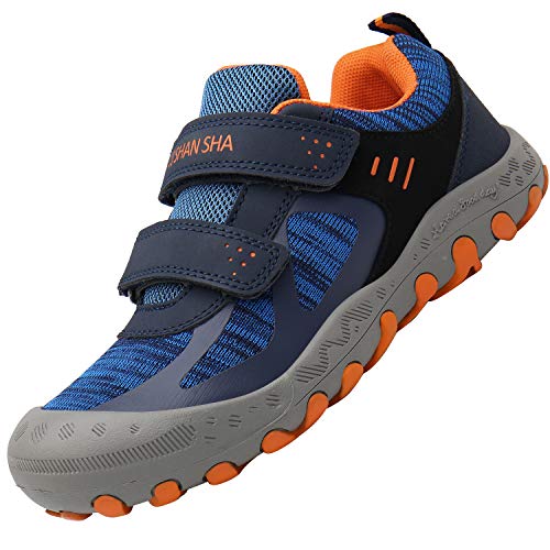 Zapatos Senderismo Niños Antideslizante Zapatillas Trekking Niño Bambas de Montaña para Niña Azul 36 EU