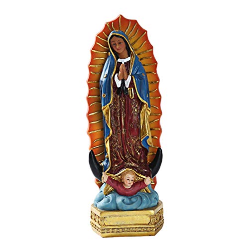 zhiwenCZW Figuras de la Virgen María de nuestra Señora de Guadalupe México, accesorios para suministros para interiores o para la casa zhiwenCZW Figuras de la Virgen María de nuestra Señora de Guadalupe México, accesorios para suministros para interiores o para la casa