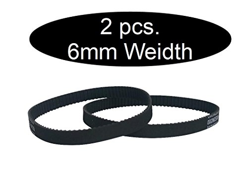 2 correas dentadas de 6 mm de ancho, GT2, 440mm, 1 2 correas dentadas de 6 mm de ancho, GT2, 440mm, 1
