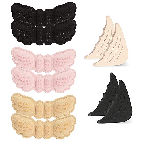 5 Pairs Heel Cushions for Shoes FHYT Sponge Forefoot Insert Toe Plug for Improving Shoe Fit Heel Protection Prevent Blister and Soft Sponge Toe Plug Toe Filler Shoe Inserts - Unisex
