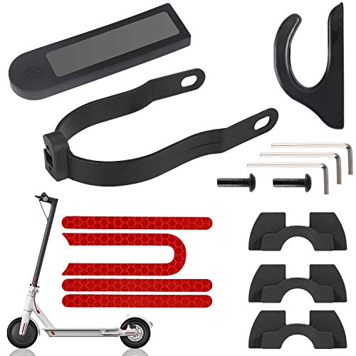 AGPTEK 7 Piezas Accesorio Repuesto de Scooter para Xiaomi M365/Pro, Soporte del Guardabarros Trasero, Smortiguadores de Goma, Ganchos, Cubierta de Instrumentos, Pegatinas Reflectantes AGPTEK 7 Piezas Accesorio Repuesto de Scooter para Xiaomi M365/Pro, Soporte del Guardabarros Trasero, Smortiguadores de Goma, Ganchos, Cubierta de Instrumentos, Pegatinas Reflectantes