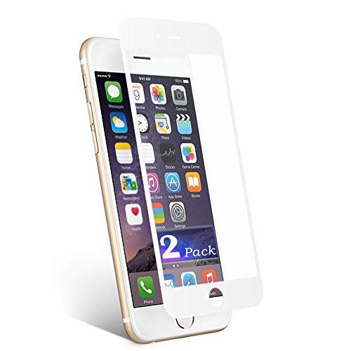 aiMaKE Protector de Pantalla Compatible con iPhone 6 Plus/6s Plus,3D Pantalla Completa Cristal Templado Pantalla Protectora Anti BLU Ray,Cubre la Pantalla Completa para iPhone 6 Plus/6s Plus Blanco aiMaKE Protector de Pantalla Compatible con iPhone 6 Plus/6s Plus,3D Pantalla Completa Cristal Templado Pantalla Protectora Anti BLU Ray,Cubre la Pantalla Completa para iPhone 6 Plus/6s Plus Blanco