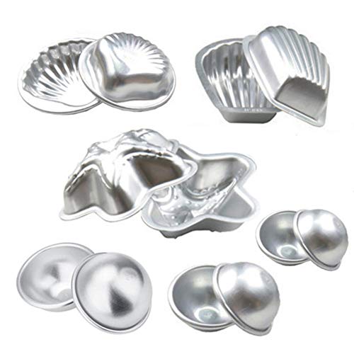 Aweisile 12 Piezas Moldes de Bomba de Baño DIY Bomba de Baño Moldes Conjunto Metal Molde de Bomba Moldes Jabon Herramientas Bricolaje para Jabones Hechos a Mano Aweisile 12 Piezas Moldes de Bomba de Baño DIY Bomba de Baño Moldes Conjunto Metal Molde de Bomba Moldes Jabon Herramientas Bricolaje para Jabones Hechos a Mano