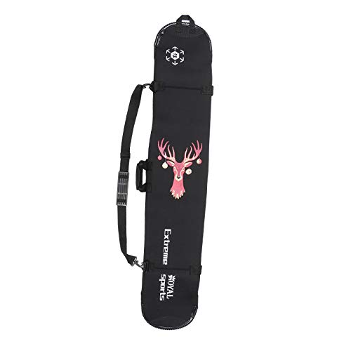 Baosity Bolso de Snowboard Suave protección de esquí Tablero de Nieve Monoboard Cubierta Cargar Caso para el Viaje, Transporte, Portador de la Correa