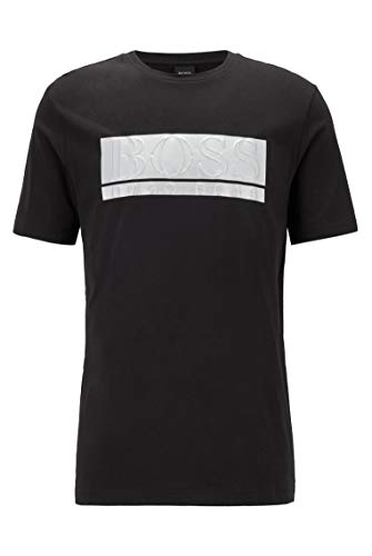 BOSS Teeonic Camiseta, Negro (9), M para Hombre
