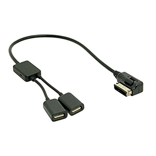 Cable AMI MDI, Shine AUX Media en Dual Flash Drive Adaptador Cable para V.W A4 A3 A3 A4 A5 A6 A8 Q5 Q7 R8