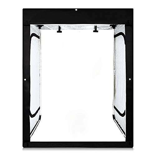 Caja De Luz Para Fotografia 8 * Tiras Led Tiendas Tiendas Para La Fotografía Fotografía Photo Studio Softbox Trabajo Caja De Tienda Suave Para Modelo Cuerpo De Cuerdo Ropa De Retrato ( Color : Black )