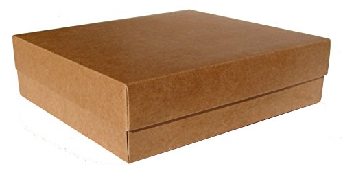 Caja para regalo automontable, set 10 unidades Kraft (22 x 20 x 6)0