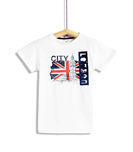 Camiseta de Manga Corta para niño con Lentejuelas (7-8) Camiseta de Manga Corta para niño con Lentejuelas (7-8)