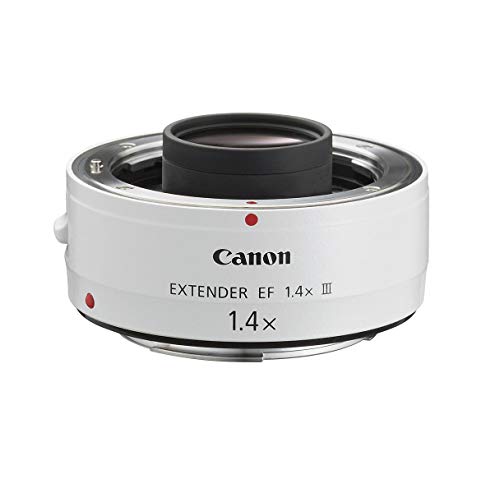 Canon EF 1.4X III - Adaptador para Objetivos de cámaras Canon EF 70-200mm f/2.8L, EF 70-200mm f/2.8L IS, EF 70-200mm f/4L, EF 100-400mm f/4.5-5.6L, Color Blanco
