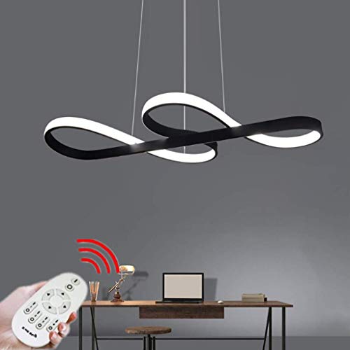 Colgante LED Mesa De Luz Moderna Forma De Nota Musical Acrílica Regulable Lámpara De Araña De Color Minimalista Del Arte Techo Techo De Luz Sala De Estar, Oficina, Restaurante,Negro,75cm Colgante LED Mesa De Luz Moderna Forma De Nota Musical Acrílica Regulable Lámpara De Araña De Color Minimalista Del Arte Techo Techo De Luz Sala De Estar, Oficina, Restaurante,Negro,75cm