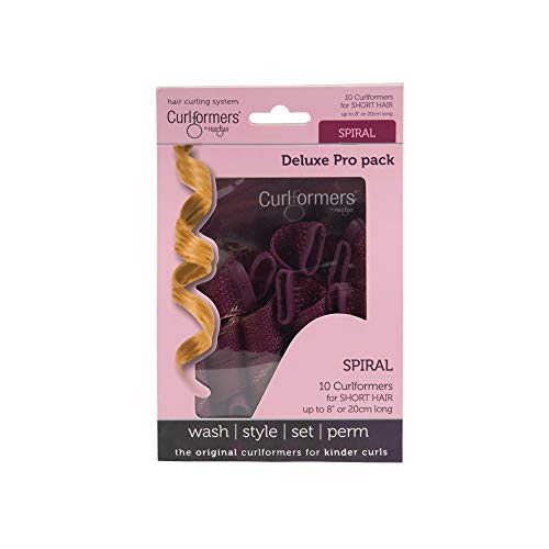 Curlformers - Set complementario de 10 rizadores de pelo para rizos semiabiertos - No requieren calor - Aplicador no incluido - Para cabellos de hasta 20 cm (8") de largo