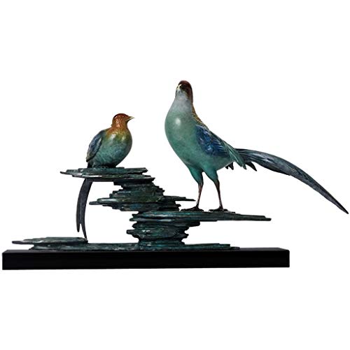 Diaod Accesorios Pure Copper Bird Desk Decor Accessories Decoración para el hogar Animal