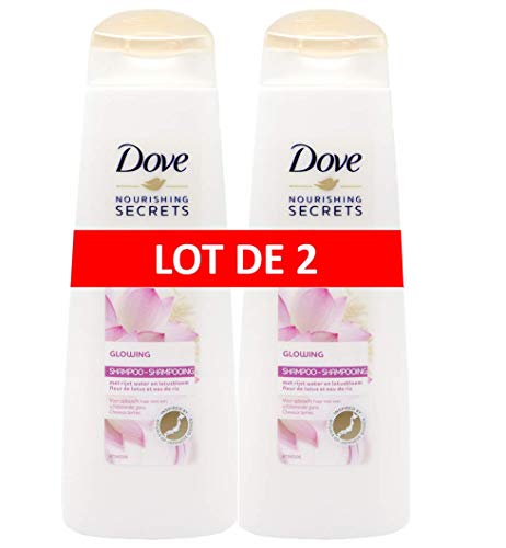 Dove Secrets de Cuidado Champú Lotus 250 ml – Lote de 2