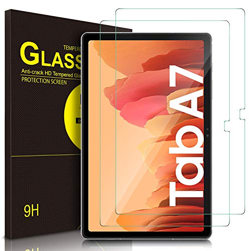 ELTD Protector de Pantalla Compatible para Samsung Galaxy Tab A 10.4 2020, 9H,2.5D, Vidrio Templado Glass Film Protector de Pantalla para Samsung Galaxy Tab A7 10.4 Pulgada dispositivoa, 2 Pack