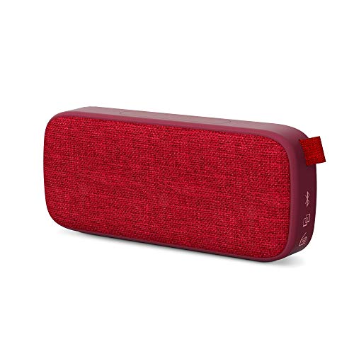 Energy Sistem Fabric Box 3+ Trend Cherry Altavoz portátil con Bluetooth (TWS, Bluetooth v5.0, 6 W, USB&microSD MP3, FM Radio, Audio-In) Rojo