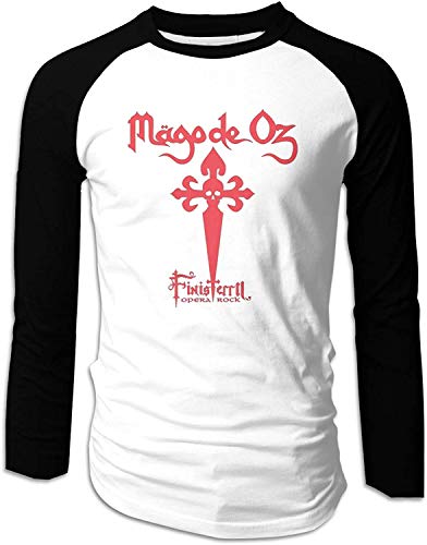 Eoinch Mago De oz Finisterra Shirt for Men Long Sleeve Mens Raglan t Shirts,XX-L