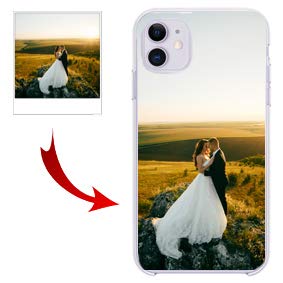 Funda iPhone 11 Funda Personalizada con tu Foto o Texto Funda Transparente de Gel TPU Funda iPhone 11 Funda Personalizada con tu Foto o Texto Funda Transparente de Gel TPU