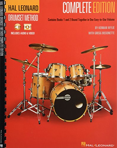 Hal Leonard Drumset Method - Complete Edition: Books 1 and 2 with Video and Audio: 1-2