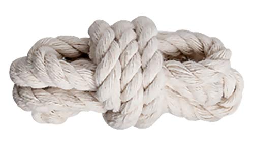 Handarbeit-Lieblingsladen Cordón de algodón de 8 mm, aprox. 10 metros, color crema