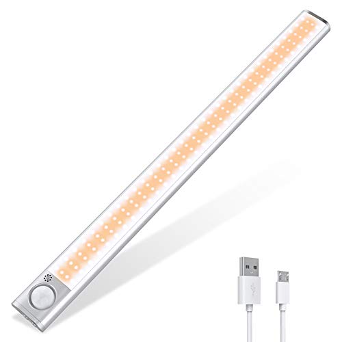 Iluminación LED para Armario, 160 LEDs, 3 Modos, USB, Recargable, Lámpara Detectora de Movimiento, Luz de Noche LED con Tiras Magnéticas para Cocina, Armario, Escaleras, Cajones, Loft, Pasillo Iluminación LED para Armario, 160 LEDs, 3 Modos, USB, Recargable, Lámpara Detectora de Movimiento, Luz de Noche LED con Tiras Magnéticas para Cocina, Armario, Escaleras, Cajones, Loft, Pasillo