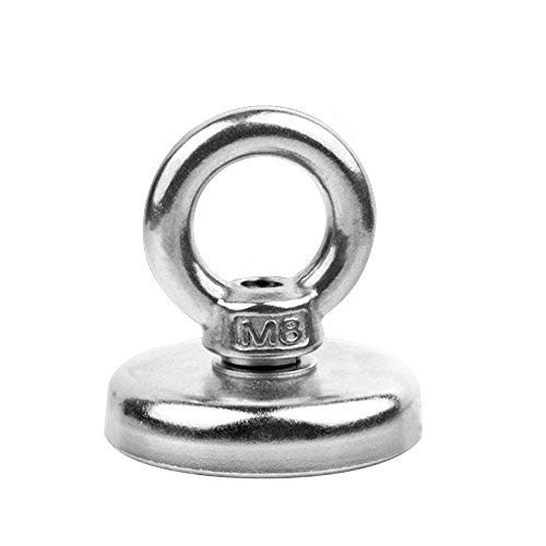 Imanes de Neodimio,Imán de Neodimio N52 Super Potente Imán Fuerza con agujero avellanado y argolla,Diámetro 48MM Para usos múltiples. Imanes de Neodimio,Imán de Neodimio N52 Super Potente Imán Fuerza con agujero avellanado y argolla,Diámetro 48MM Para usos múltiples.