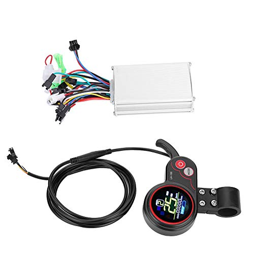 Jadeshay Controlador de Scooter: Panel de Control de Pantalla LCD con Accesorio de Interruptor de Cambio, Controlador de Scooter de Bicicleta eléctrica(36V)