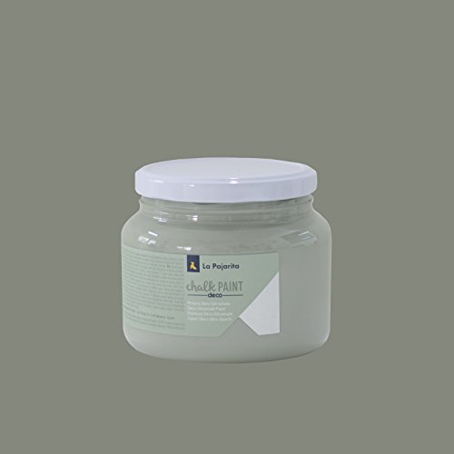 La Pajarita 104891 Pintura para Decoración y DIY, Chalk, 1, Gris Kioto La Pajarita 104891 Pintura para Decoración y DIY, Chalk, 1, Gris Kioto