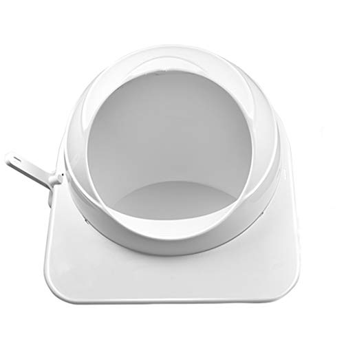 LALAWO Caja de Arena para Gatos, Arena para Gato esférico Pan Arena para Gatos Caja con Tapa para los Gatos de Menos de 15 Kg LALAWO Caja de Arena para Gatos, Arena para Gato esférico Pan Arena para Gatos Caja con Tapa para los Gatos de Menos de 15 Kg