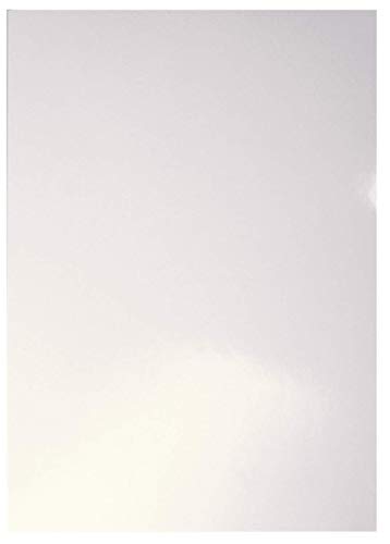 LEITZ 33651 - Tapas encuadernación cartón 215 gr. Brillante (Pack 100 ud.) color blanco