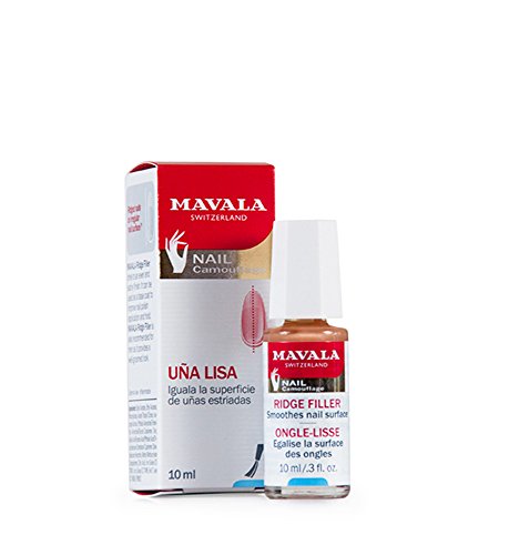 Mavala Uña Lisa Tratamiento para Uñas Estriadas para Nivelar y Proporcionar una Superficie Uniforme y Lisa de las Uñas, 10 ml