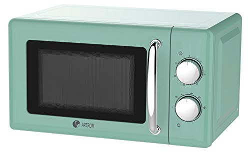 Microondas vintage básico colores pastel (Verde menta) Microondas vintage básico colores pastel (Verde menta)