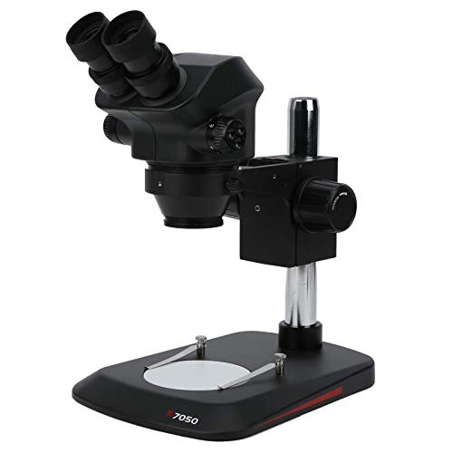 Microscopio binocular profesional estéreo 10x ocular de campo ancho con ajuste de rendimiento confiable para reparación de teléfonos móviles, identificación de gemas