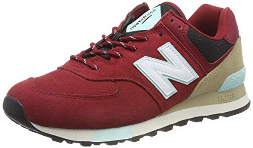 New Balance 574v2, Zapatillas de Gimnasio para Hombre, Rojo, 53 EU Larga