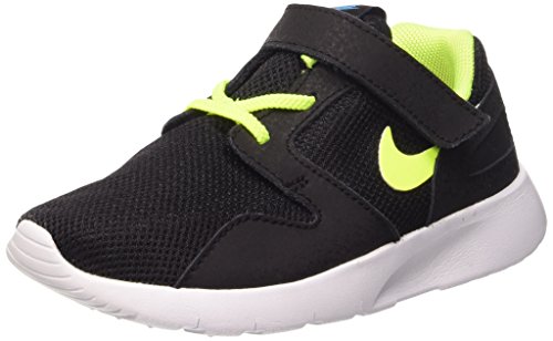 Nike Kaishi (TDV), Zapatos de Primeros Pasos para Bebés, Negro/Verde/Azul (Black/Volt-Blue Lagoon), 25
