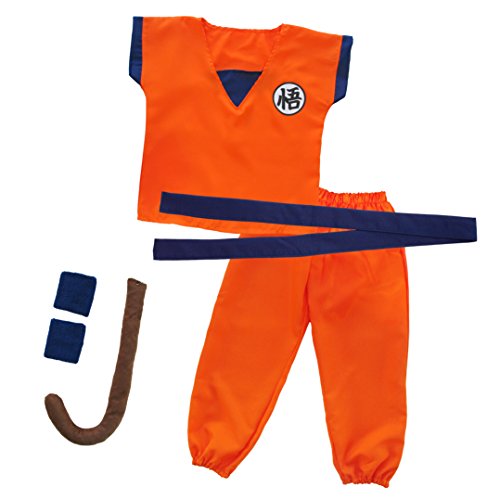 Niños Disfraz para Son Goku Ropa de Entrenamiento XL Niños Disfraz para Son Goku Ropa de Entrenamiento XL