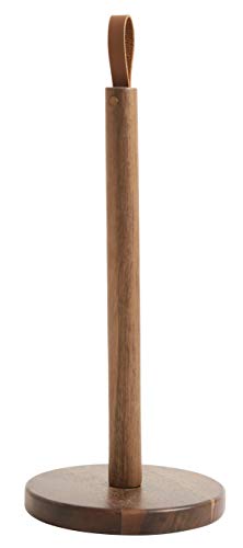 Nordal Woody - Soporte para rollos de cocina (madera de acacia, diámetro: 15 cm, altura: 37 cm)