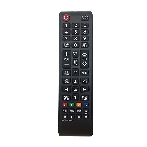 Nuevo Mando a Distancia BN59-01268D Mando para Samsung TV, Reemplazo Mando a Distancia para Samsung LCD LED Smart TV Nuevo Mando a Distancia BN59-01268D Mando para Samsung TV, Reemplazo Mando a Distancia para Samsung LCD LED Smart TV