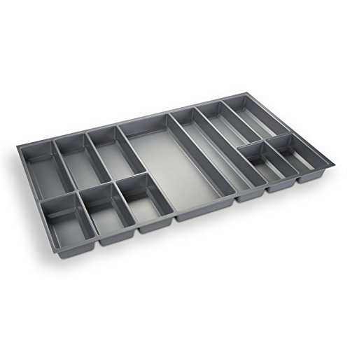 Orga-Box Cubertero Gris Plata para Cajones de 90 cm p.ej. Nobilia Desde 2013 (473,5 x 794 mm) Cubertero III Orga-Box Cubertero Gris Plata para Cajones de 90 cm p.ej. Nobilia Desde 2013 (473,5 x 794 mm) Cubertero III