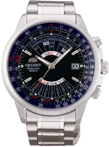 ORIENT Auto-cuerda calendario perpetuo azul marino modelo extranjero fabricantes nacionales garantizados hombres reloj SEU07008DX