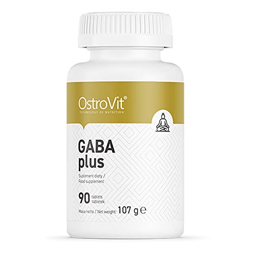 OSTROVIT GABA PLUS 90 Tabletas | Complemento alimenticio | Combate el estrés | Alivio de la ansiedad | Apoyo hormonal