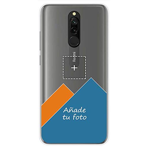 Personaliza tu Funda Gel 100% Transparente con tu Fotografia para Xiaomi Redmi 8 Dibujo Personalizada