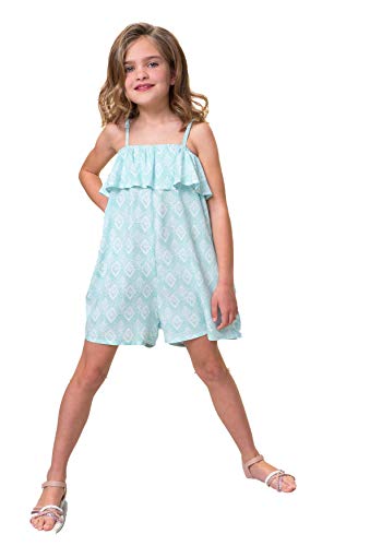 PETIT ALO Mono para niña Estampado de Tirantes y Volante. (11-12) PETIT ALO Mono para niña Estampado de Tirantes y Volante. (11-12)
