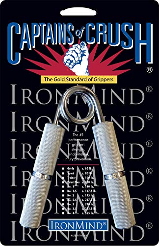 Pinzas para entrenar la fuerza de los brazos Captains of Crush de IronMind, todos los tamaños, CoC No. 3.5 c. 322.5 lb 146kg